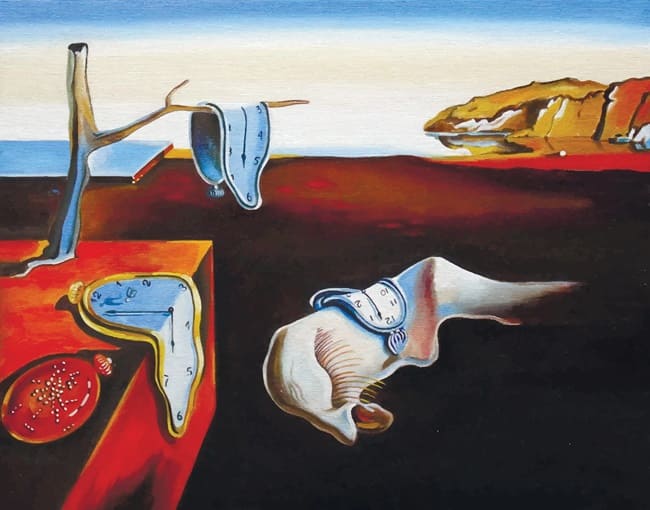 Obra 'La persistència de la memòria' de Dalí
