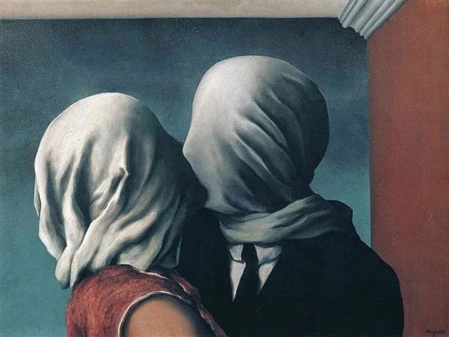 Obra 'Els amants' de Magritte