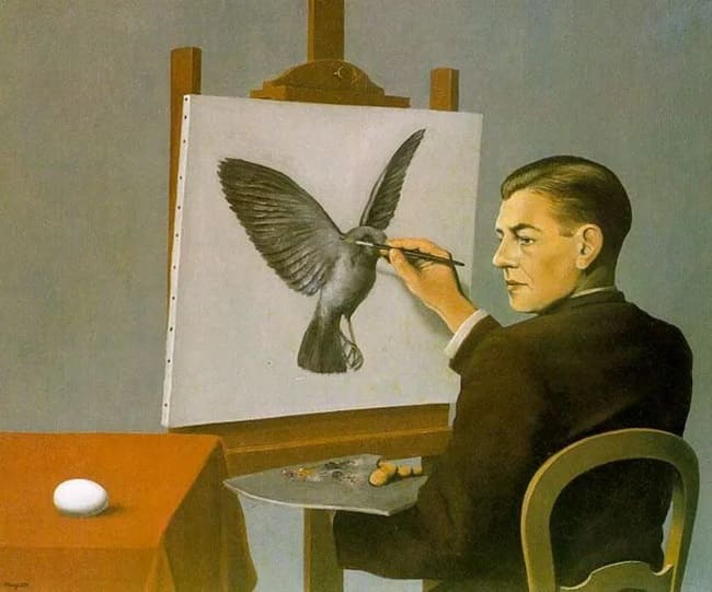 Obra 'La clarividència' de Magritte