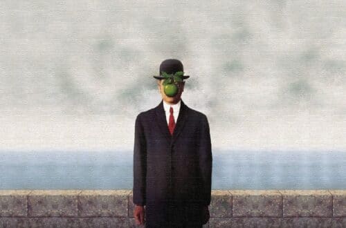 Obra 'El fill de l’home' de Magritte