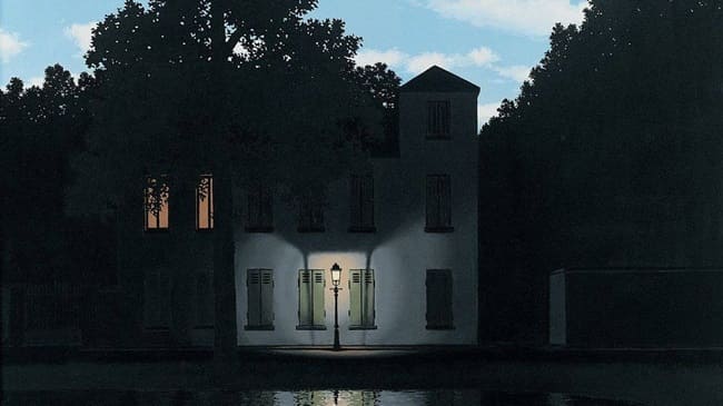 Obra 'L'imperi de les llums' de Magritte